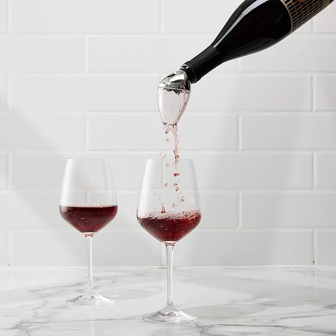 Houdini Aerator & Pourer Wine Aerator, 6 inches, Stainless (W9112) (Pack of 8)