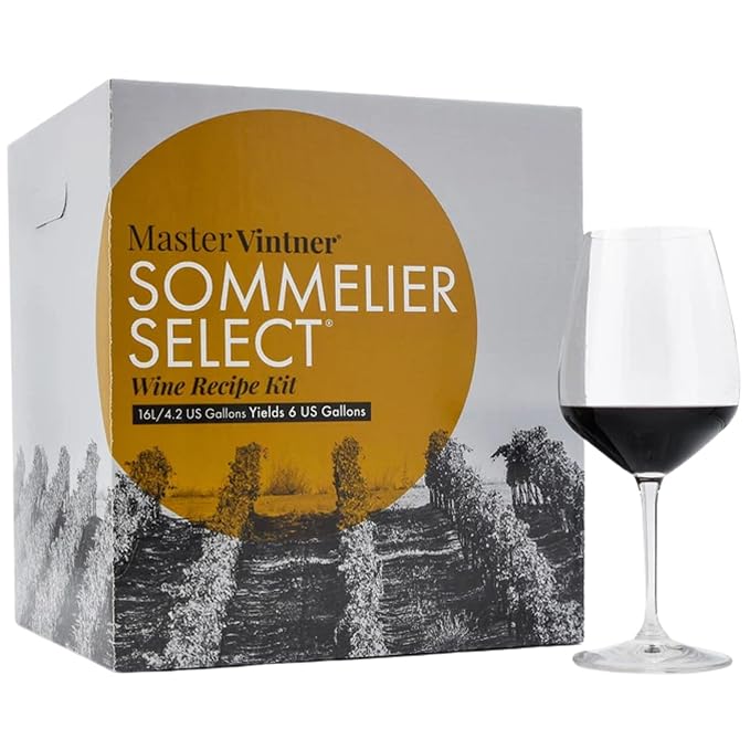 Master Vintner - Sommelier Select Italian Montepulciano Wine Recipe Kit Makes 6 Gallons