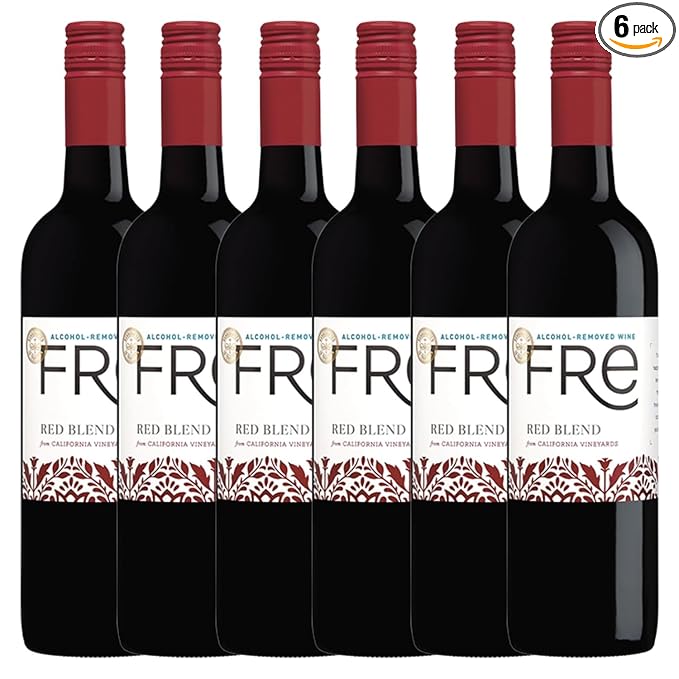 Sutter Home Fre Premium Red Blend Non-alcoholic Wine (6 Bottles)