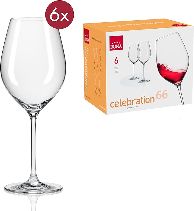 RONA Celebration 660 ml / 22 oz Red Wine Glass Set of 6