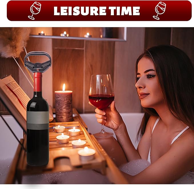 3 in 1 Ah So Two Prong Wine Opener & Cork Remover,It Can Remove The Older and Fragile Wine Corks so Easy for Connoisseurs to Uncork (classic-4H)
