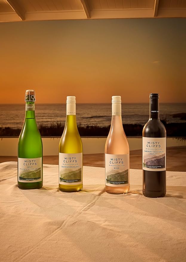 Misty Cliffs Premium Non-Alcoholic Wine Multi-Pack