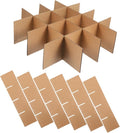 Cardboard Box Dividers for Glass Packing Protective Divider Kit for Dishes and Wine Sturdy Shock-resistant Packing for Moving and Shipping