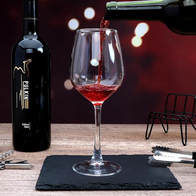 Wine Glasses Set of 8, 12oz Wine Glasses, for Red or White Wine, High-end Banquet, Wedding, Gift Goblets, Party, Bar, Anniversary, Housewarming