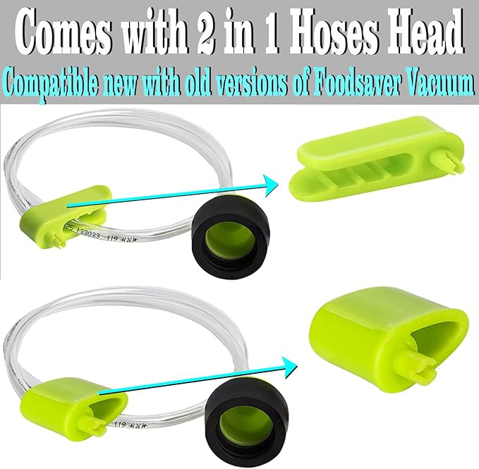 Generic Vacuum Bottle Stoppers Hose with accessories,Compatible with FoodSaver, package contains 6 wine corks +1 set Hose accessories