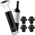 Oliver's Kitchen ® Premium Wine Saver - Vacuum Pump with 4X Wine Stoppers - Wine Stopper Keeps Wine Fresher for Longer - Wine Preserver Perfect for Cork Bottles - Perfect Wine Accessories Gift