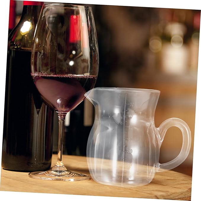 Garneck Handheld Wine Dispenser Handle 70ML Decanter for Wine Types Home and Bar Use and Aerator