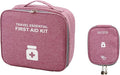 TOPASION First Aid Bags Empty, Travel Medicine Bag, Medical Supplies Organizer Bag, Portable Kit for Traveling, Car, Home, Camping, Office, Hiking, Outdoor (Cationic Purple)
