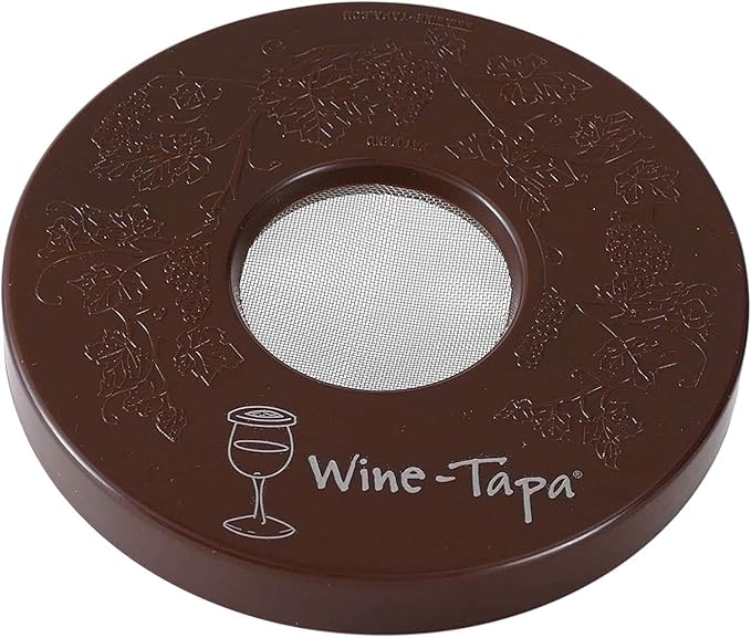 Drinking Glass Covers- Keeps Bugs and Insects Away Outdoors- Set of 4 No Spill Drink Covers- Harvest