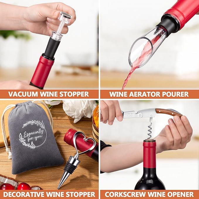 Anniversary Engagement Gifts for Men Women, Mr and Mrs Wine Tumblers Gifts Basket- Wedding Gifts for Couple, Bridal Shower, Newlywed, Husband, Wife - Insulated Wine Cooler Tote Bag w/Wine Accessories