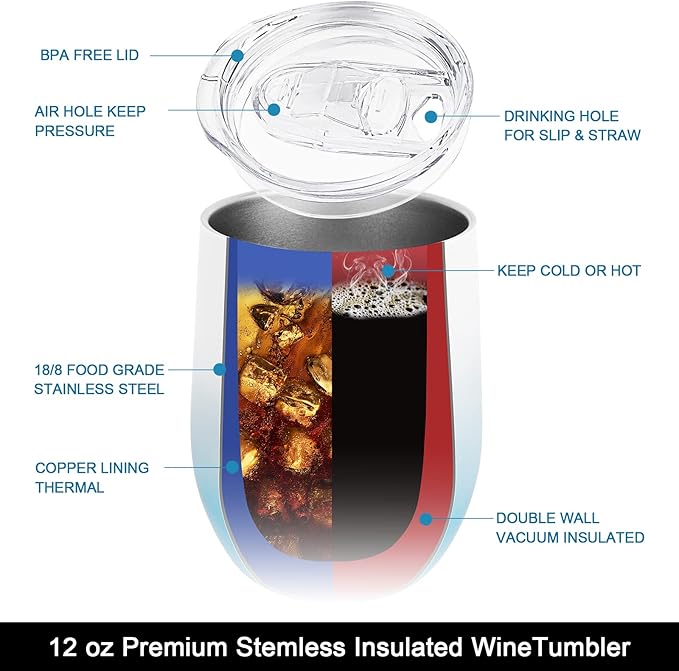 Sea Turtle Insulated Wine Tumbler for Women, Birthday Gift for Sea Turtle Lovers, 12 oz Stainless Steel Beach Wine Glass Mug Cup with Lid and Straw, Ocean Beach Gifts for Mom Best Friends Coworker