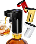 Fathers Day Gift | World Cup Viewing Party Supplies,Electric Whiskey & Cocktail Dispenser-Smart Pouring, Adjustable 1‑999ml Dosing, Rechargeable Battery, Ideal for Home Bars & Enthusiasts (Black)