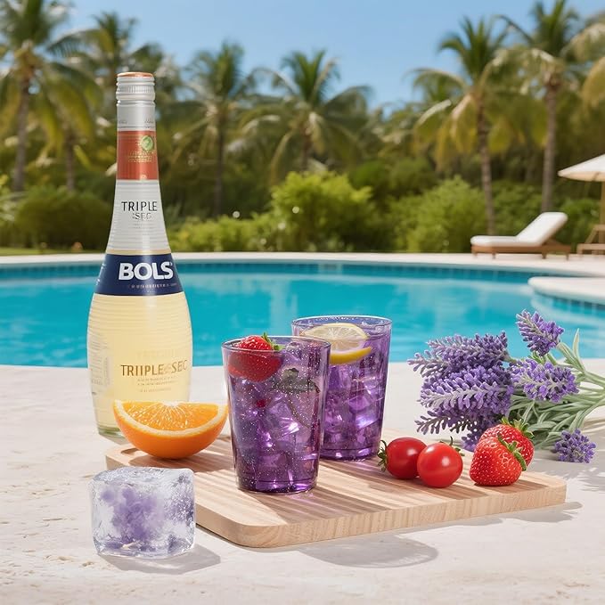 DaYammi 100 Pack 10 oz Purple Plastic Cups- Disposable Cups Tumblers, Elegant Purple Glitter Party Drinking Cup Perfect for Wedding Purple cups Perfect for Mother's Day Party Wedding