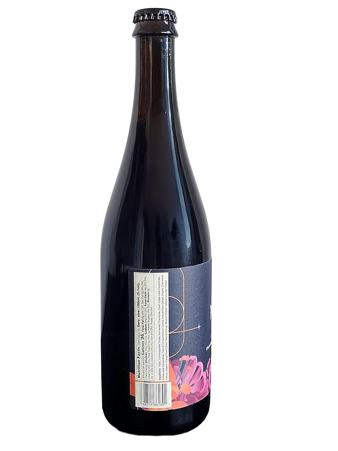 Norïe Lots of Purple – Award-Winning Non-Alcoholic Sparkling Blend with Syrah Grapes, Chamomile & Chrysanthemum – Floral & Elegant Non-Alcoholic Drink - Vegan, Gluten-Free, 750ml