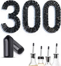 300PCS Pourers Dust Covers, Rubber Liquor Bottle Spout Caps, Olive Oil Wine Pour Spout Covers for Bar, Kitchen, Restaurants