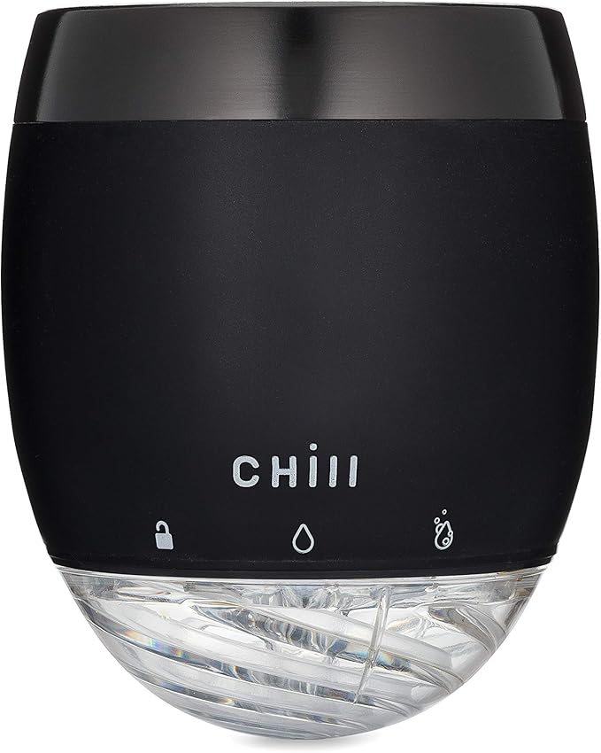 Ullo Chill Wine Purifier, Aerator, and Chiller with 4 Sulfite Filters – Removes Histamines and Sulfites