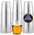 Stock Your Home 250 Mini Plastic Shot Glasses (1.5oz) Clear Disposable Cups for Jello Shots, Wine Tasting, Liquor, Whiskey, Pudding, Sample Cup for Halloween and Elegant Parties