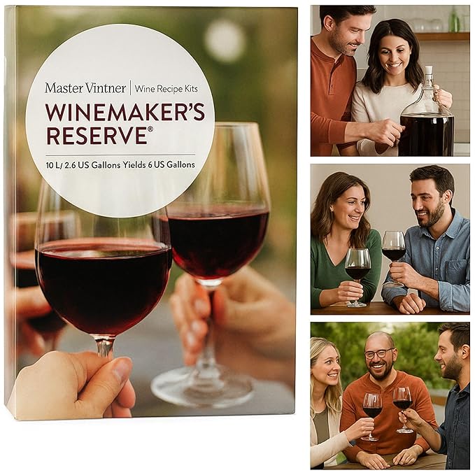 Master Vintner™ Winemaker's Reserve™ Cabernet Sauvignon Wine Recipe Kit Makes 6 Gallons