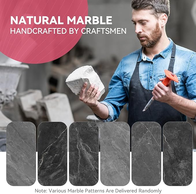 Marble Wine Chiller for Bottle,Wine Chiller Bucket,Wine Cooler Bucket for Any 750ml Bottle Champagne Chiller for Parties,Wine Bottle Chiller,Wine Bottle Cooler,Wine Gifts for Women Man (Black)