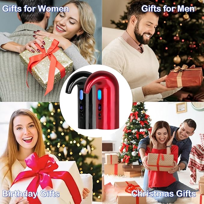 Electric Wine Aerator, Wine Decanter Pump Dispenser Gifts Set,Automatic Wine Aerator Pourer Spout. Wine Dispenser Pump Wine Accessories, Perfect Dad Gifts