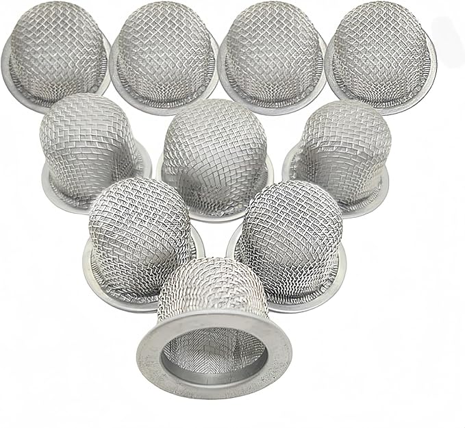 Premium Stainless Steel Screen Filters,10 Pcs 34mm Double Screen Filter,Cocktail Smoker Screen Bowl Top Mesh Accessories for Cocktails and Whiskey