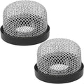 Saillong 2 Pcs Stainless Steel Mesh Strainer ¾ Inch -14, Stainless Steel Aerator Screen Filter Compatible with Livewell Pumps, MA-023 Screw on Strainer for Pump, Aerator, HVAC Drain Outlet