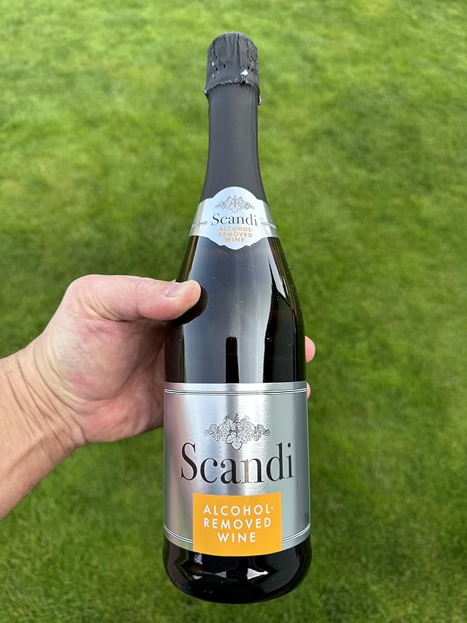 Scandi Brut | Non-alcoholic wine | Non alcoholic champagne | Sparkling non alcoholic wine - good for alcohol free cocktails | good for mimosa and other cocktails