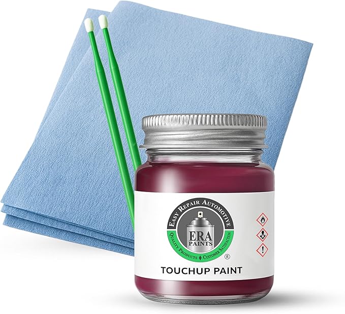 ERA Paints - W5R - Wine Red Metallic for HYUNDAI Exact OEM Color Match Automotive Touch Up Paint for Cars - Scratch & Chip Repair for Metal & Plastic - Basic Kit - Made in USA