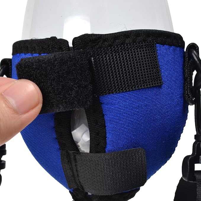 Beautyflier Wine Glass Insulator/Drink Holder/Neoprene Sleeve with Adjustable Neck Strap For Wine Walk (Blue/Burgundy/Purple)