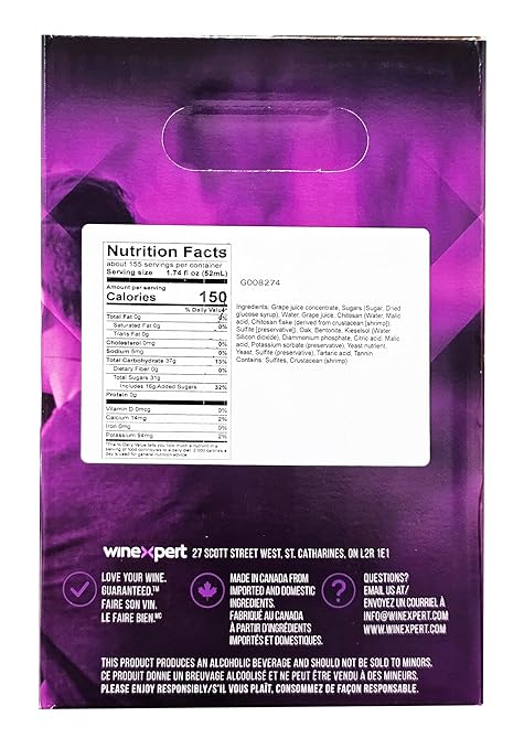 Classic Italian Sangiovese Wine Ingredient Kit