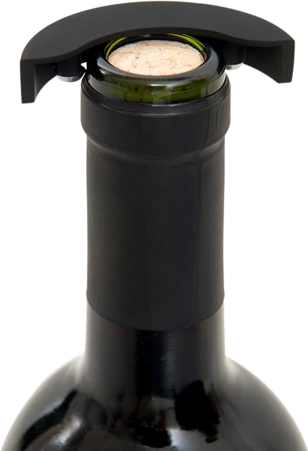 Ozeri OW08A-B Fascina Electric Wine Bottle Opener and Corkscrew, Black