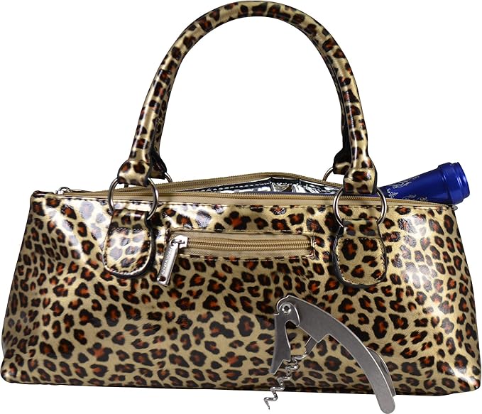 PRIMEWARE Cheetah Wine Clutch