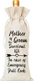 Mother of Groom Survival Kit Wine Bag, Gift for Groom's Mother, Mother-in-law – 1 Pc(A003)