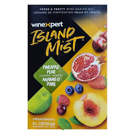 Pineapple Pear Pinot Grigio (Island Mist) Ingredient kit