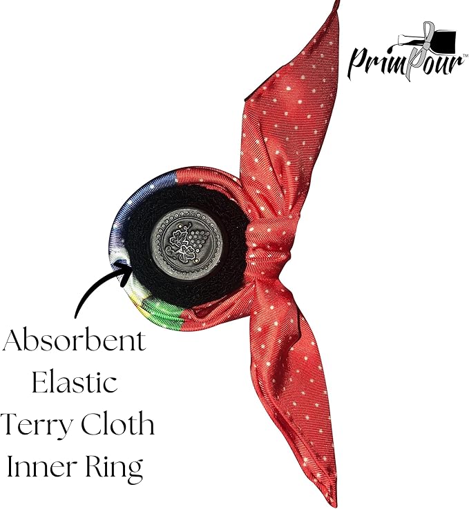 Wine Bottle Drip Ring – Premium Silk Wine Drip Collar for No-Mess Pouring – Elegant Wine Accessory