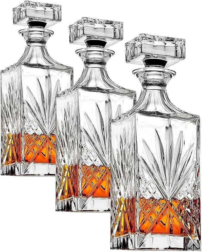 Godinger Dublin Whiskey Decanter. (Pack of 3)