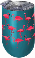 Spoontiques Flamingo Stainless Wine Tumbler