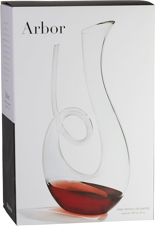 Godinger Wine Decanter, Crystal Wine Decanter Carafe, Wine Aerator, Wine Gifts