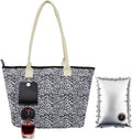 CORK & VINE Wine Tote Bag, Insulated Leakproof Wine Cooler Bag with Nautical Rope Strap | 3x 1.5 Liters Beverage Bag Included