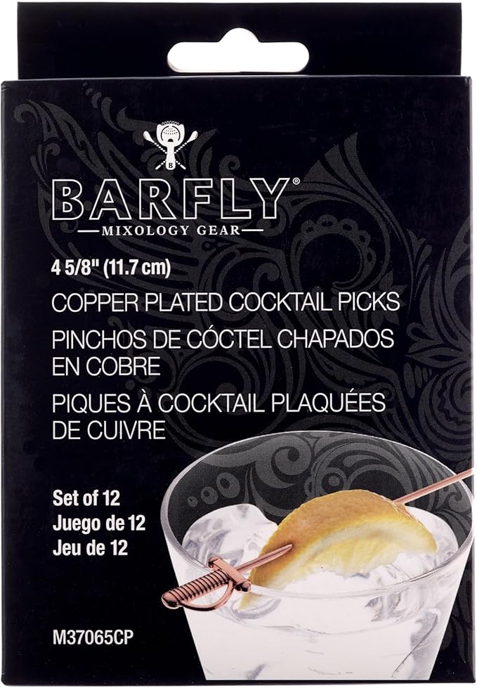 Barfly Cocktail Picks, Sword Top, Copper