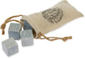 Twine Cooling Stones, Glacier Bourbon Whiskey Rocks, Reusable Ice Cubes, Whiskey Stones Set, Barware, Bar Accessories, Bar Tools, Set of 6, Grey