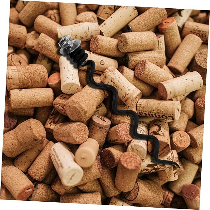 Unomor 20pcs Metal Spiral Bit Replacement for Corkscrew Repair Kit Corkscrew Spiral Parts for Wine Opener Easy Installation Wine Accessory Essential Barware Upgrade