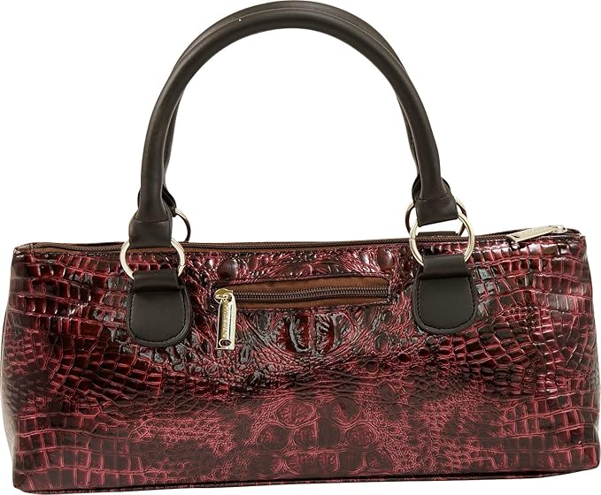 Primeware Wine Clutch Bag (Thermal Insulated) Trendy Women’s Carry Tote | Holds Red & White 750mL Bottles | Trendy Fashion | Incl. Portable Waiter-Style Corkscrew