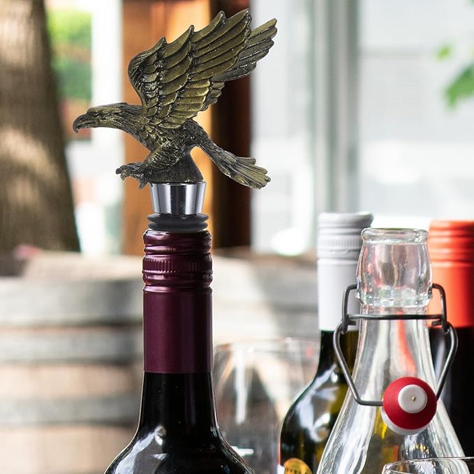 STOBAZA Shaped Wine Stopper Reusable Bottle Sealer for Elegant Wine Preservation for Home Parties and