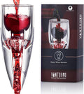 Vintorio Wine Aerator OMNI Set - Premium Decanter for Red Wine Lovers with Gift Box, Velvet Bag, and Mini Stand - Durable, Crystal Clear Acrylic