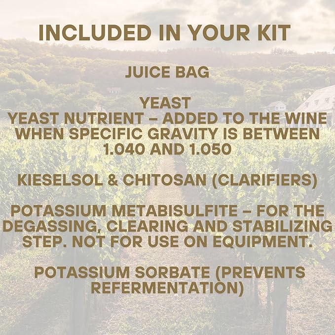 Master Vintner™ Winemaker's Reserve™ Sauvignon Blanc Wine Recipe Kit Makes 6 Gallons