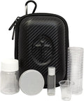 Portable Communion Service Set | Hard Case with Bottle for Wine, Vial for Oil, 12 Plastic Cups, and a Tin for Hosts | Great Catholic Gift for Ordination