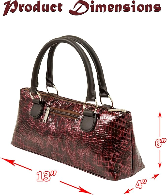 Primeware Wine Clutch Bag (Thermal Insulated) Trendy Women’s Carry Tote | Holds Red & White 750mL Bottles | Trendy Fashion | Incl. Portable Waiter-Style Corkscrew