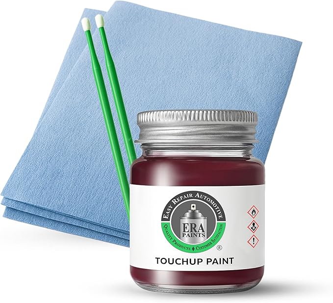 ERA Paints - W5R/5R/RS - Wine Red for HYUNDAI Exact OEM Color Match Automotive Touch Up Paint for Cars - Scratch & Chip Repair for Metal & Plastic - Basic Kit - Made in USA