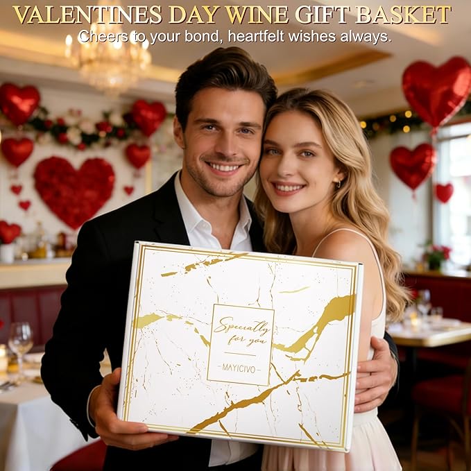 Birthday Gifts for Women Men - Mothers Day Wine Gift Baskets For Woman Mom, Her, Women, Friend, Wine Lovers, Self Care Package, Insulated Wines Tote Bag Carrier w/ Tumblers & Wines Accessories Set